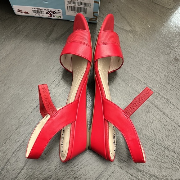 LifeStride Yuma Red Liz/Silky (Wide) - Picture 6 of 6